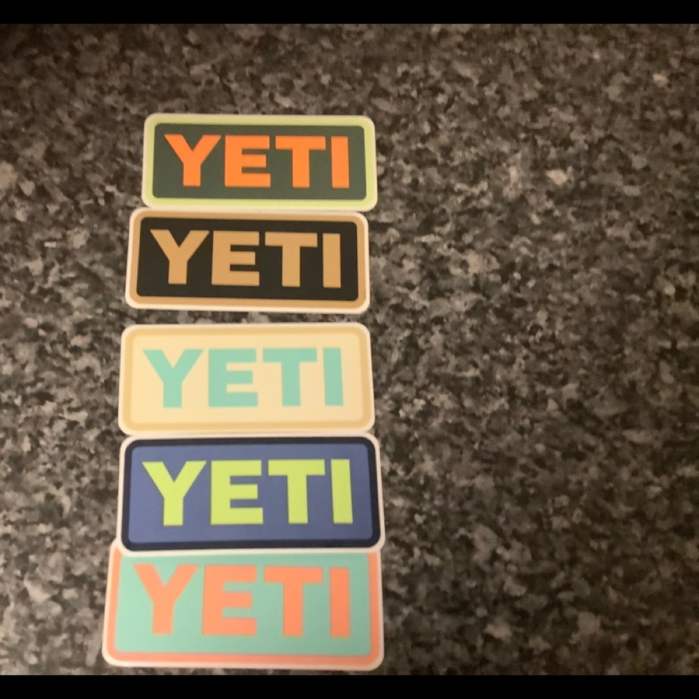 Yeti stickers